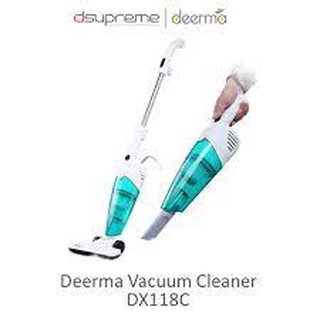 Deerma Vacuum Cleaner DX118C เครื่องดูดฝุ่นแบบด้ามจับแบบมือถือ
