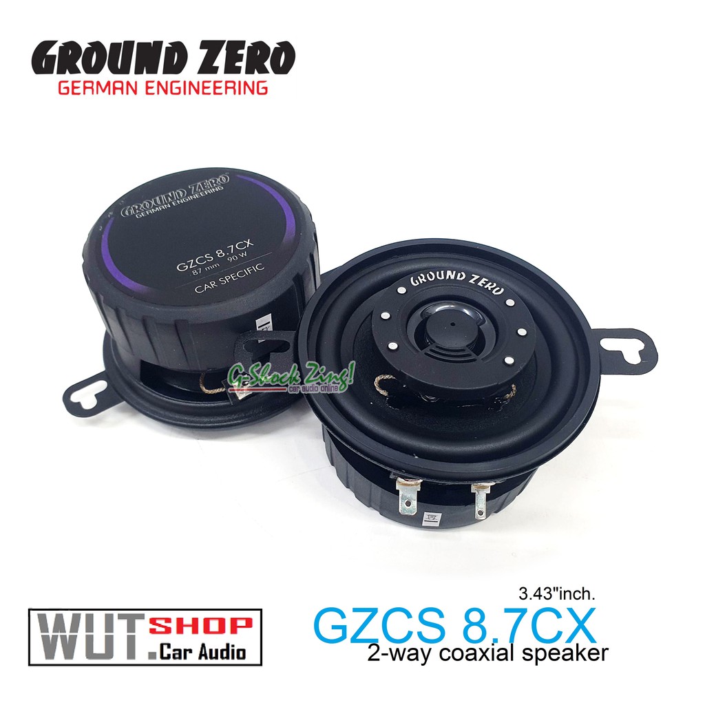 GROUND ZERO German Engineering ลำโพงเสียงกลางแหลม 3.43