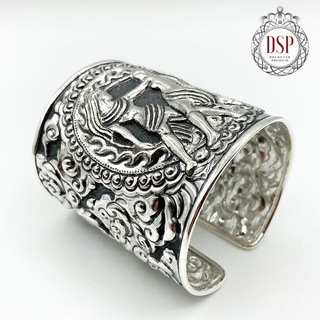 กำไลข้อมือราศีเมถุน กำไล 12 ราศีแห่งดวงดาว กำไลเงินแท้ 92.5% : Gemini zodiac 925 Sterling Silver Bangle[GSPP0318]