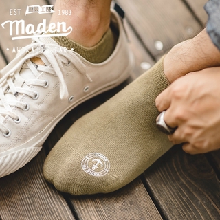 สินค้า Maden ถุงเท้าข้อสั้น สไตล์ญี่ปุ่น