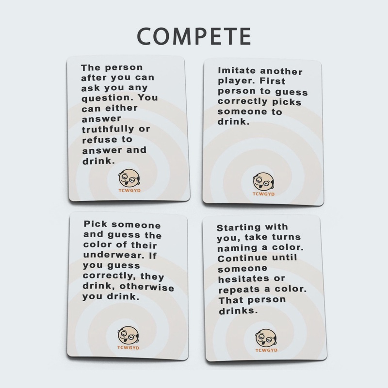 ภาพหน้าปกสินค้าThese Cards Will Get You Drunk - Fun Drinking Game Cards Board Game Get-together Party Cards จากร้าน ugfodvpseu บน Shopee