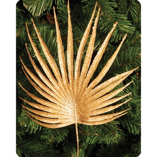 ของตกแต่ง ของประดับ ออร์นาเม้นท์ เทศกาลคริสต์มาสของตกแต่ง ใบเฟิร์นแฉกหางนกยูง 7.5 นิ้ว*8 นิ้ว (90524-16)