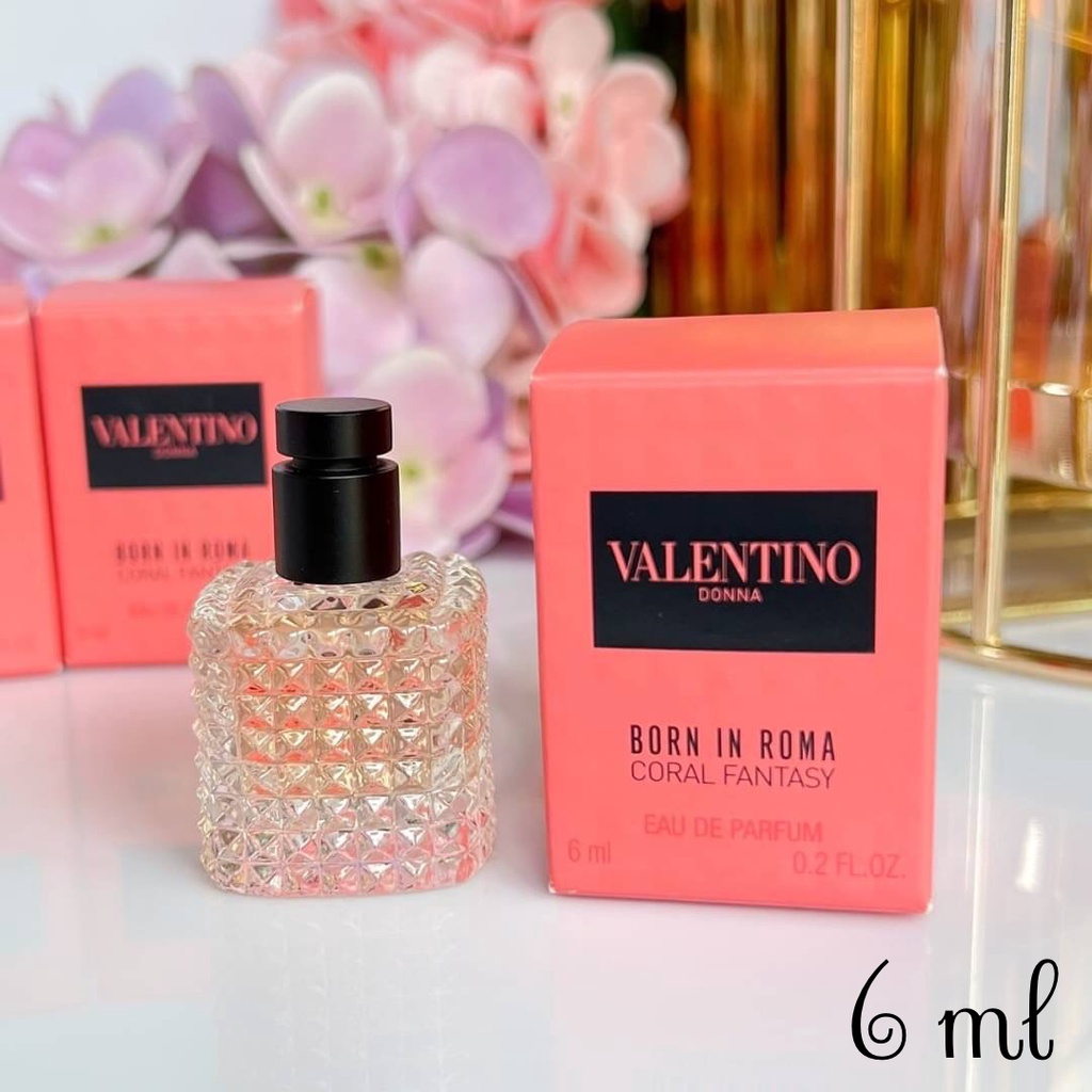 Valentino Born In Roma Coral Fantasy EDP For Women 6 ml น้ำหอมแท้ขนาดทดลอง หัวแต้ม Shopee Thailand