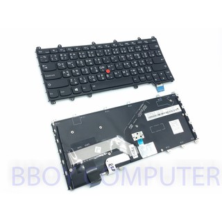 LENOVO Keyboard คีย์บอร์ด Lenovo ThinkPad Yoga 260 Backlight 00pa206 00PA124 ไทย อังกฤษ