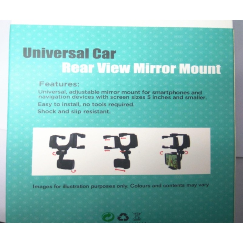 a27-ขาตัั้งกระจก-ขายึดโทรศัพท์มือถือ-กับกระจกมองหลัง-universal-car-rear-view-mirror-mount-ที่ตั้งมือถือในรถ