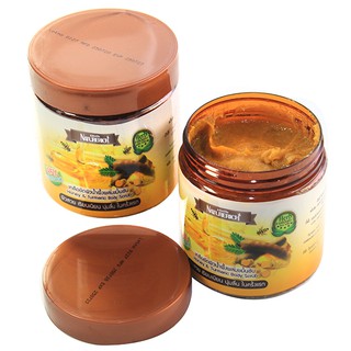 เกลือขัดผิว น้ำผึ้งผสมขมิ้นชัน (Scrub body honey & turmeric naturerich)