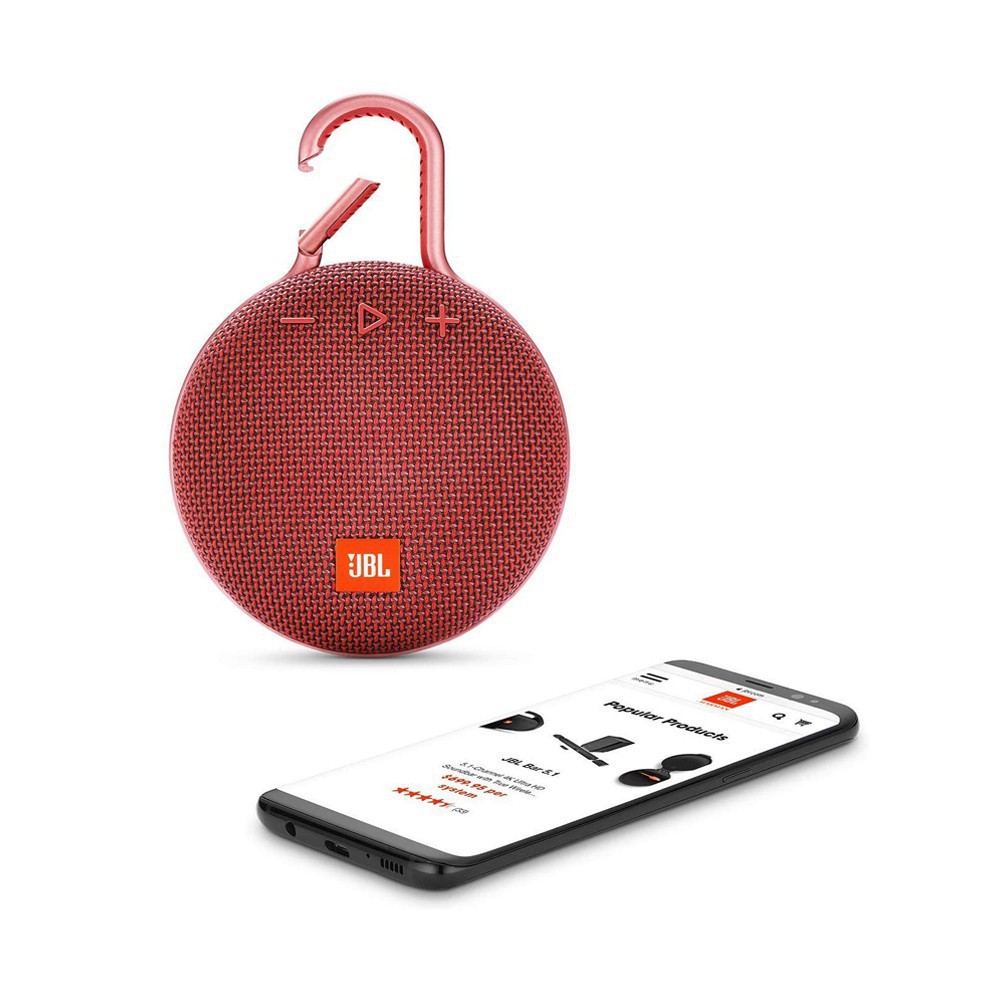 ภาพสินค้าJBL ลำโพงบลูทูธ Clip3 Bluetooth Speaker ลำโพงไร้สาย มีที่หนีบ พกพาง่าย เสียงดี เบสแน่น คุณภาพดี เสียงทุ้ม จากร้าน hoover_phone บน Shopee ภาพที่ 4