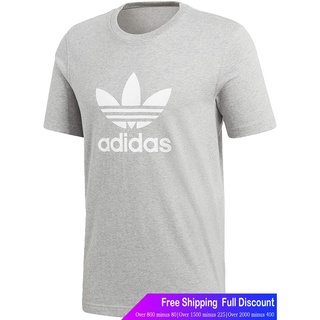 Adidasเสื้อยืดกีฬา Adidas Originals Mens Trefoil Tee AdidasShort sleeve T-shirtsamw