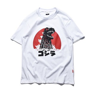 พร้อมส่ง!! เสื้อยืดลายสกรีน Godzilla