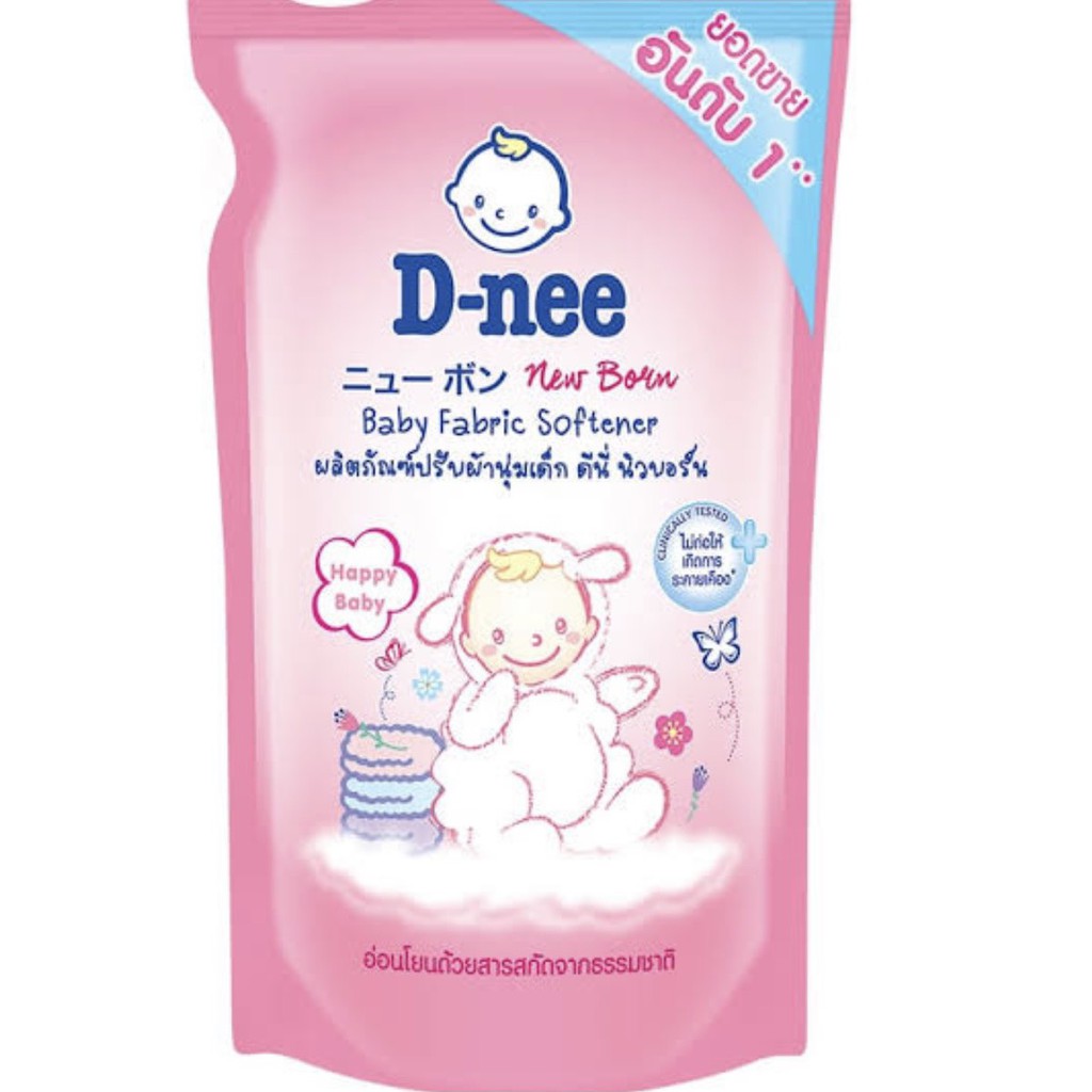 d-nee-ดีนี่-น้ำยาปรับผ้านุ่มสำหรับเด็ก-ชนิดถุงเติมขนาด-600-มลน้ำยาซักผ้าเด็กน้ำยาปรับผ้านุ่มเด็ก