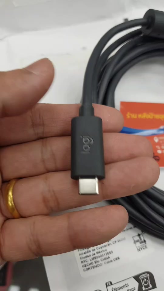 [กทม.ส่งทันที] LOGITECH STRONG USB-A to USB-C 5 เมตร สาย SuperSpeed USB ...
