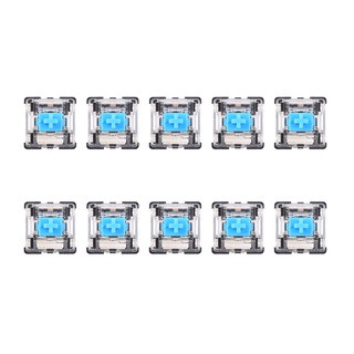 【PC】สวิตช์คีย์บอร์ด 3pin สีฟ้า สําหรับ Cherry MX Switch 10 ชิ้น