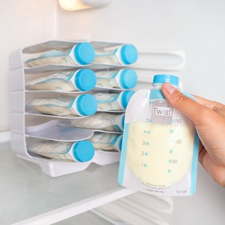 BFT006 พร้อมส่ง ชั้นจัดเรียงเก็บถุงน้ำนมแม่ Kiinde keeper breastmilk storage