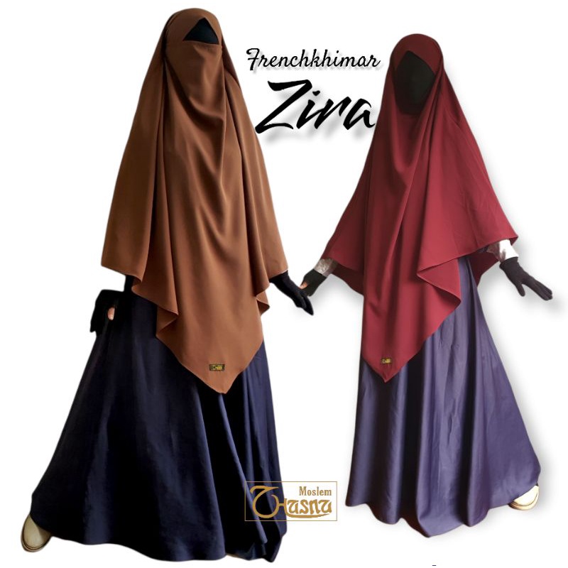 French Khimar Model V Pointed | Shopee Thailand