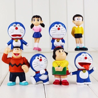 *ลดอิก10%ใส่โค้ดANNKT015เมื่อซื้อ1บาทแรกลดทั้งร้านปังปัง💥💥หมดเขต13มิย.61นี้เท่านั้น‼️.. Doraemon Model เซต8ตัว