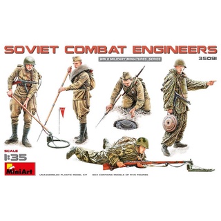 โมเดลประกอบ MiniArt 1/35 MI35091 SOVIET COMBAT ENGINEERS