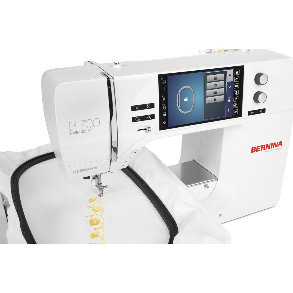 bernina-จักรปักคอมพิวเตอร์พรีเมี่ยม-แบรนด์สวิส-รุ่น-700-ปักได้ใหญ่สุด-21x40ซม-อ่านไฟล์ได้-8-นามสกุล-ปักเร็ว-ฝีเข็มสวย