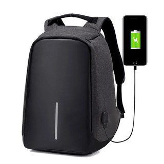 ภาพขนาดย่อของภาพหน้าปกสินค้าTraveler Anti-Theft Backpack แฟชั่นสะพายหลัง กระเป๋าผู้ชาย กระเป๋าเป้  1 พอร์ต USB ชาร์จแบต จากร้าน traveler_shop. บน Shopee ภาพที่ 2