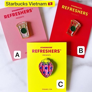 Starbucks Vietnam 🇻🇳 Enamel Pins สตาร์บัคส์เวียตนาม ของแท้ 100%