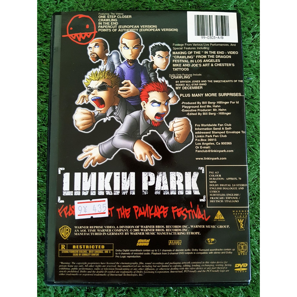 dvd-คอนเสิร์ต-linkin-park-frat-party-at-the-pankake-festival