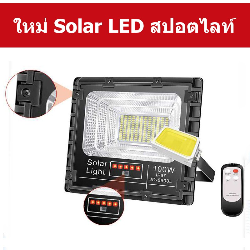 ใหม่-solar-led-สปอตไลท์-โซล่าเซลล์-รุ่นพี่บิ๊ก-25w-light-แสงสีขาว-ถอดแบตเตอรี่ได้-solar-led-โซล่าเซลล์-รุ่นพี่บิ๊ก