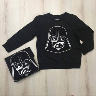 เสื้อ Sweater สีดำ ลาย Star War   size : 104 (4y)