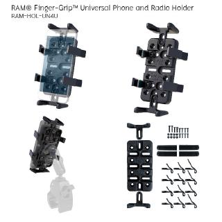 RAM MOUNT RAM-HOL-UN4U ชุดจับยึดเอนกประสงค์ Finger-Grip ใช้จับยึดโทรศัพท์มือถือ/วิทยุสื่อสาร