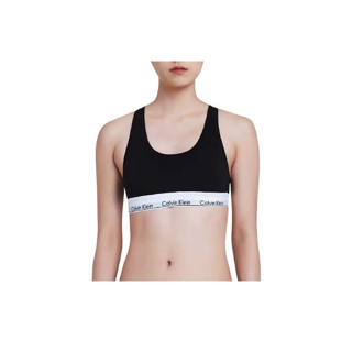 Calvin Klein เสื้อชั้นในผู้หญิง Modern Cotton Bralette รุ่น F3785AD 001 สีดำ