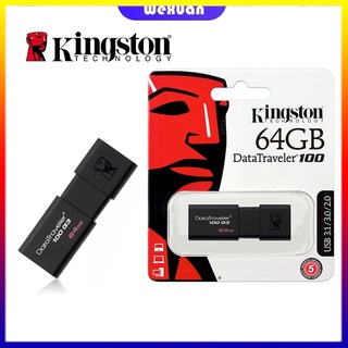 ภาพหน้าปกสินค้า256GB แฟลชไดรฟ์ Kingston ความเร็วสูง 100 G3 Usb 16 GB 32 GB 64GB 128GB Usb ที่เกี่ยวข้อง