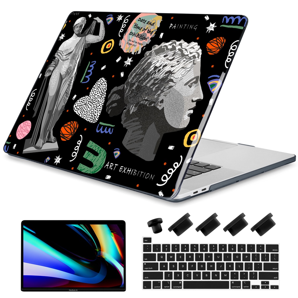 4 in 1 Artist Macbook M3 M1 M2 Air Pro 13.3 13.6 14 16 A313 A2681 A2338 A2918 A2992 A2442 A2485 A2251 A2338 A2179 A2338 A2179 A2 Shopee Thailand
