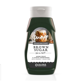 สินค้า HAPPY KETO HUB - ไซรัปบราวน์ชูการ์คีโต (Keto Brown Sugar Syrup) จาก Ounze ไซรัปคีโตผลิตจากสารสกัดหญ้าหวานและหล่อฮังก้วย