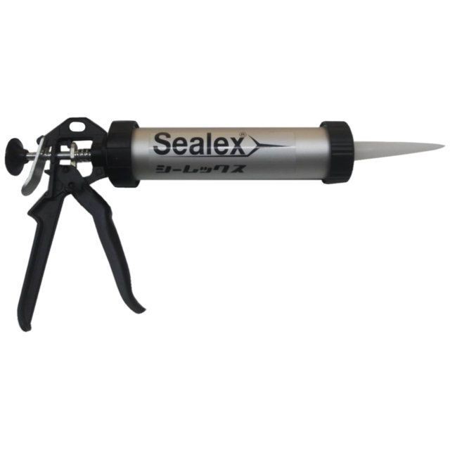 ปืนยิงซิลิโคนแบบอลูมีเนียม-sealex-13-นิ้ว-สีเงิน-วัสดุประสานและอุดรอยรั่ว-เคมีภัณฑ์ก่อสร้าง-วัสดุก่อสร้าง-sealex-13-al