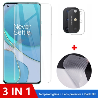 ฟิล์มกระจกนิรภัย 9H กันรอยหน้าจอ 3-in-1 สำหรับ Oneplus Nord 8T 8 7T 7 6T 6 5T 5