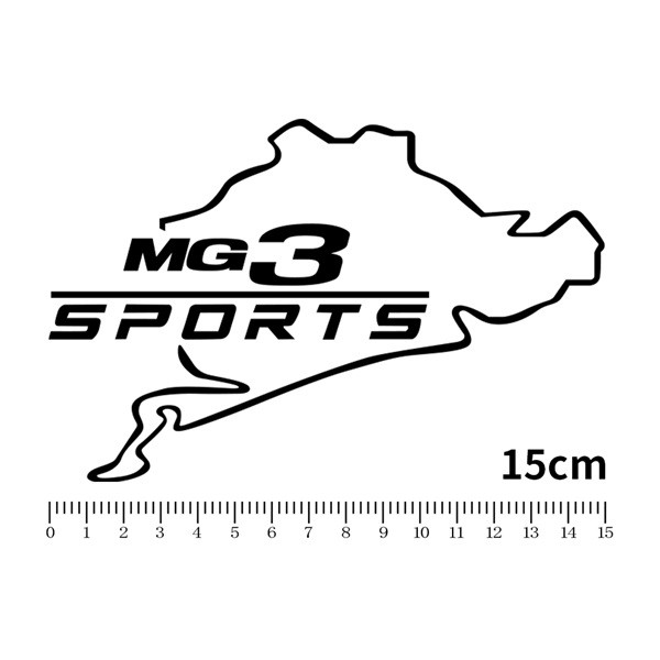 mg-mg3-โลโก้สติ๊กเกอร์ติดรถฝาถังน้ำมันตกแต่ง