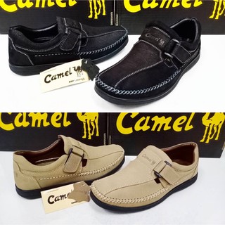 Camel รองเท้าคัทชู leather  หนังแท้ รุ่นCM110 งานกล่อง ของแท้ 100% (สินค้าพร้อมส่ง)