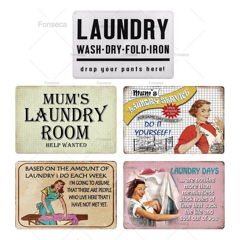 laundry-room-decor-vintage-tin-sign-tin-sign-plaque-metal-vintage-retro-metal-sign-wall-decor-for-laundry-room