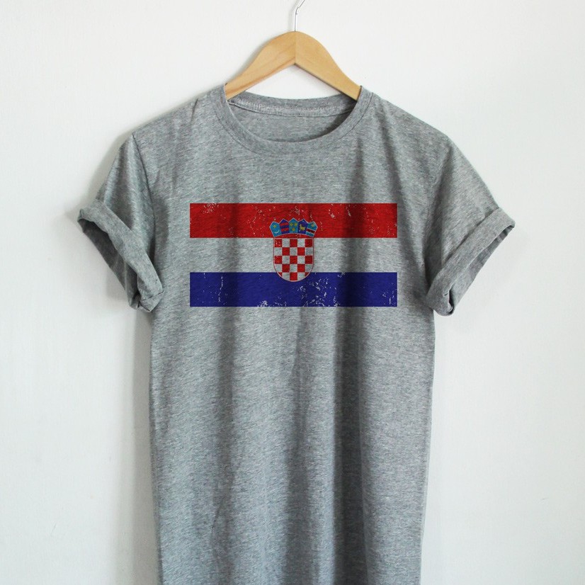 เสื้อยืดลาย-ธงชาติโครเอเชีย-ประเทศ-โครเอเชีย-croatia-flag-เสื้อยืดสกรีน-คอกลม-แขนสั้น-bh