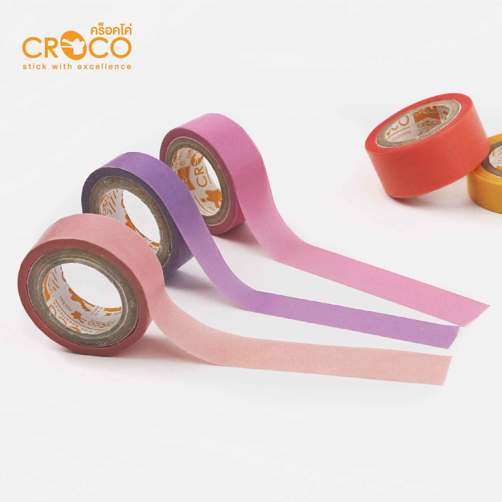 croco-กระดาษกาววาชิ-สีพาสเทล-18มม-x-5เมตร-cwt1805