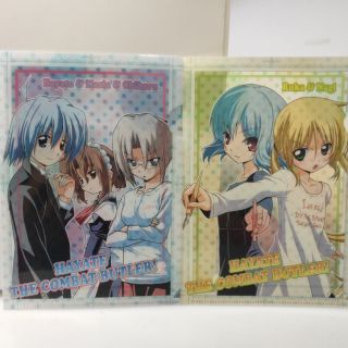 แฟ้มอนิเมะ B6  HAYATE  THE COMBAT BUTLER  2แผ่น (12.5×17.6)