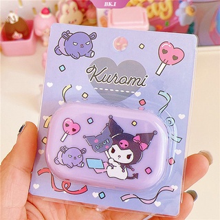 เคสคอนแทคเลนส์ ลายการ์ตูนอนิเมะ My Melody Cinnamoroll Kuromi KT Cat Purin Dog Little Twinstar สําหรับแว่นตา