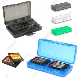 รูปภาพขนาดย่อของกล่องใส่เกม 24 / 4 ตลับ Nintendo switch Game Card Caseลองเช็คราคา