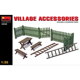 โมเดลประกอบ MiniArt 1/35 MI35539 VILLAGE ACCESSORIES