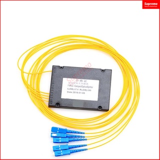 Free Shippping 1X4 SC /UPC Fiber Optic FTTH Splitter FBT Optical Coupler 1x4 SC UPC Singlemode simplex plc optical split