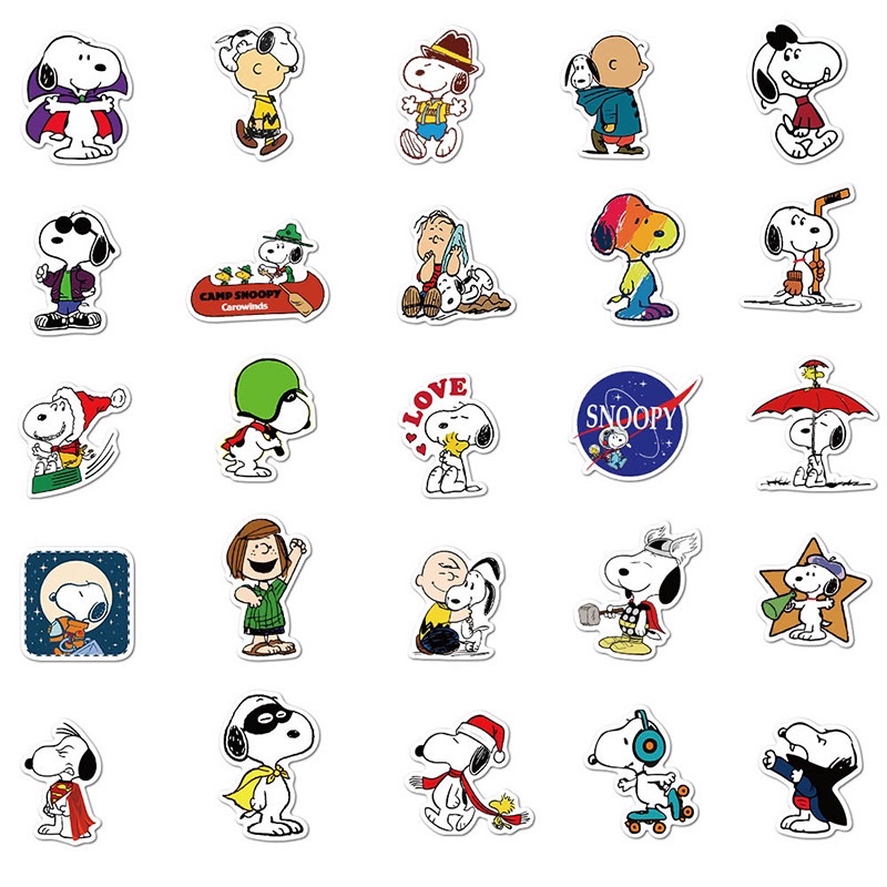 สติ๊กเกอร์-snoopy-10-สนู้ปปี้-50-ชิ้น-ตกแต่ง-สนู๊ป-สติ้กเกอร์-สนุปปี้-สะนูปปี้-snoopy-สนูป-สะนู-สนูบ-สนู-สนุบ-สนุป-ปี้