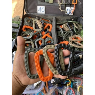 ภาพขนาดย่อของภาพหน้าปกสินค้า(ลดทันที 40.- ) คาราบิเนอร์ Carabiner D Ring จากร้าน wimut0854545080 บน Shopee