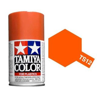 Tamiya Spray Color สีสเปร์ยทามิย่า TS-12 ORANGE 100ML