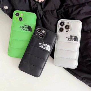 THE NORTH FACE เคสไอโฟน Luxury brand the north face down jacket phone cases for Iphone 13 Pro Max I13 13Pro 11 Pro Max I11 Ix Xs Xr Xs Max 12Pro 12 Pro Max