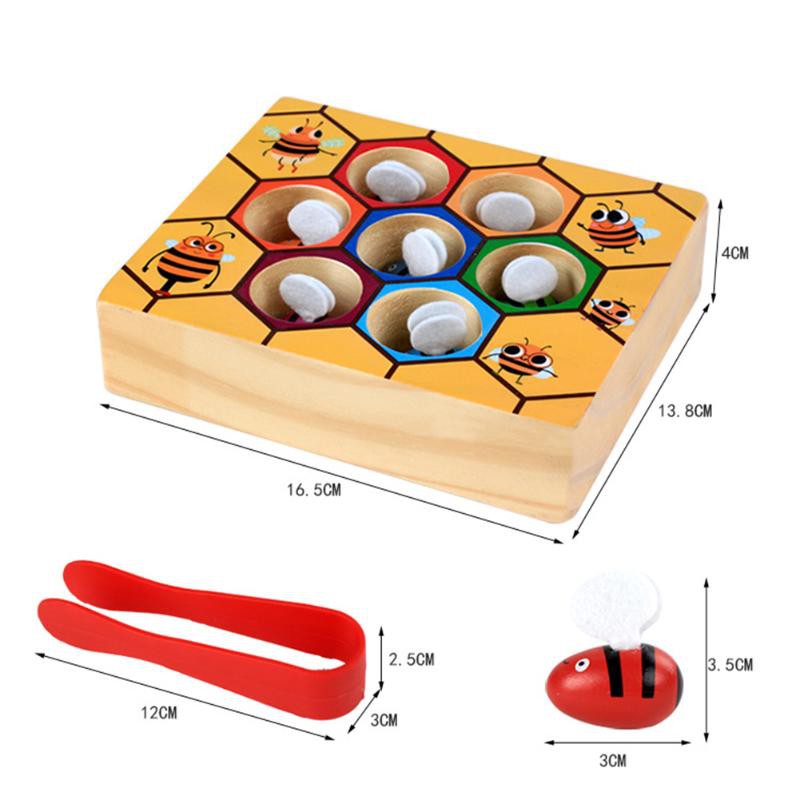 wooden-hive-board-เกมส์หนีบผึ้ง