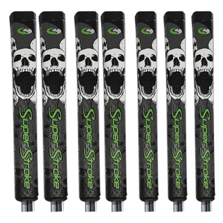 เช็ครีวิวสินค้า2.0 Skull Print Golf Super Stroke Putter Club Grip Ultra Slim Mid  Slim with Anti-slip  force