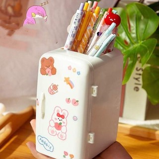 ภาพขนาดย่อของภาพหน้าปกสินค้าแถมฟรีสติ๊กเกอร์ กล่องใส่ปากกา กล่องใส่ปากกาตู้เย็น ตู้เย็นขนาดมินิ กล่องใส่เครื่องเขียน กล่องจัดระเบียบ จากร้าน emoji_shop บน Shopee ภาพที่ 2